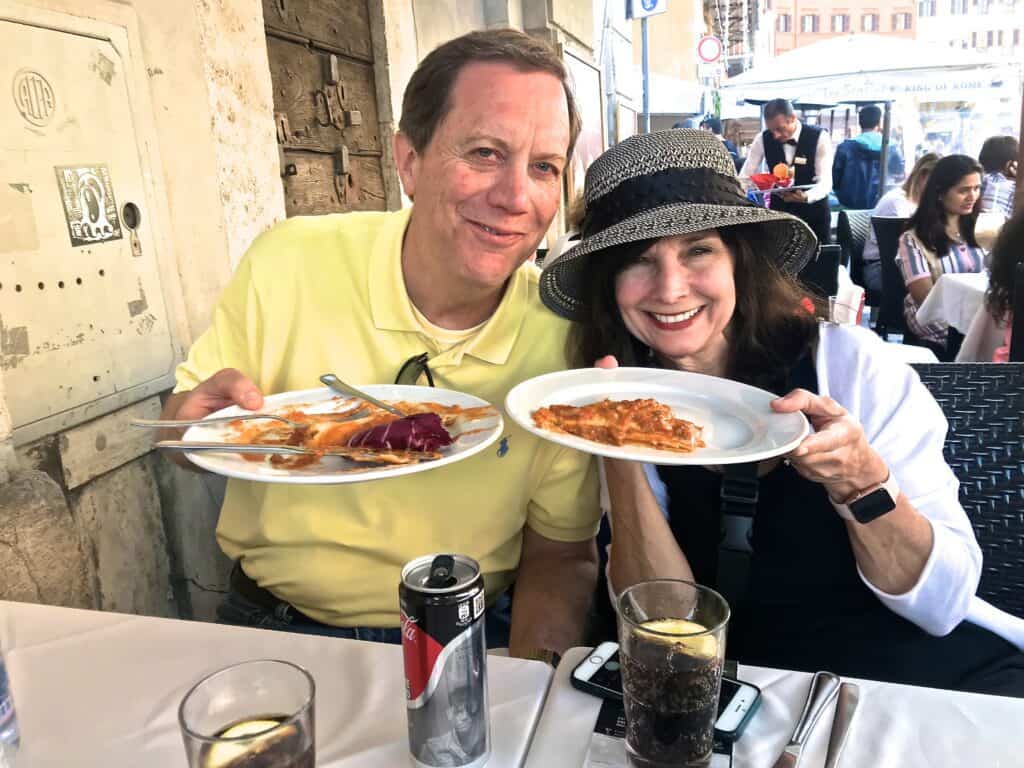 Our Friends enjoying dinner