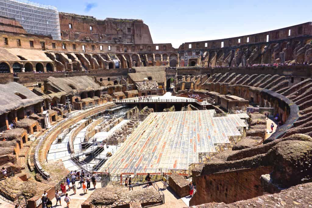 Interior of Coliseum